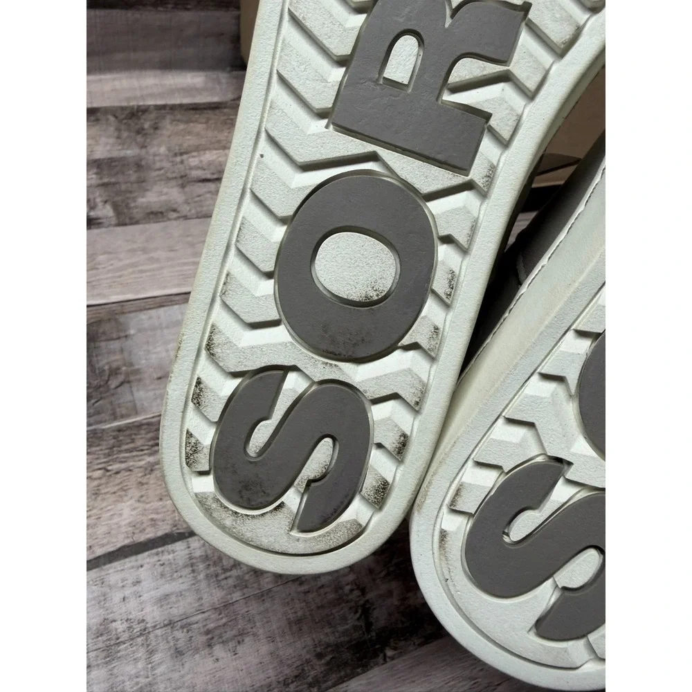 Sorel‎ Women Campsneak Leather Waterproof Shoes Gray 6.5